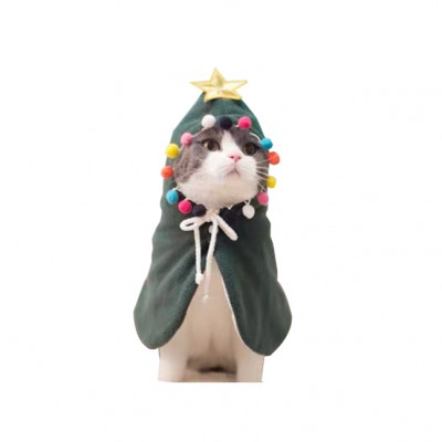 New product party festival christmas pet cat cloak mantle pluvial